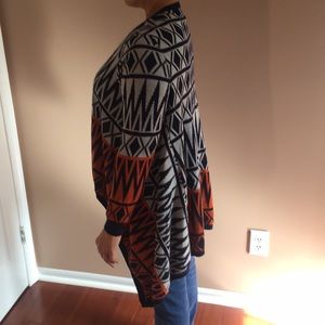 Tribal print cardigan